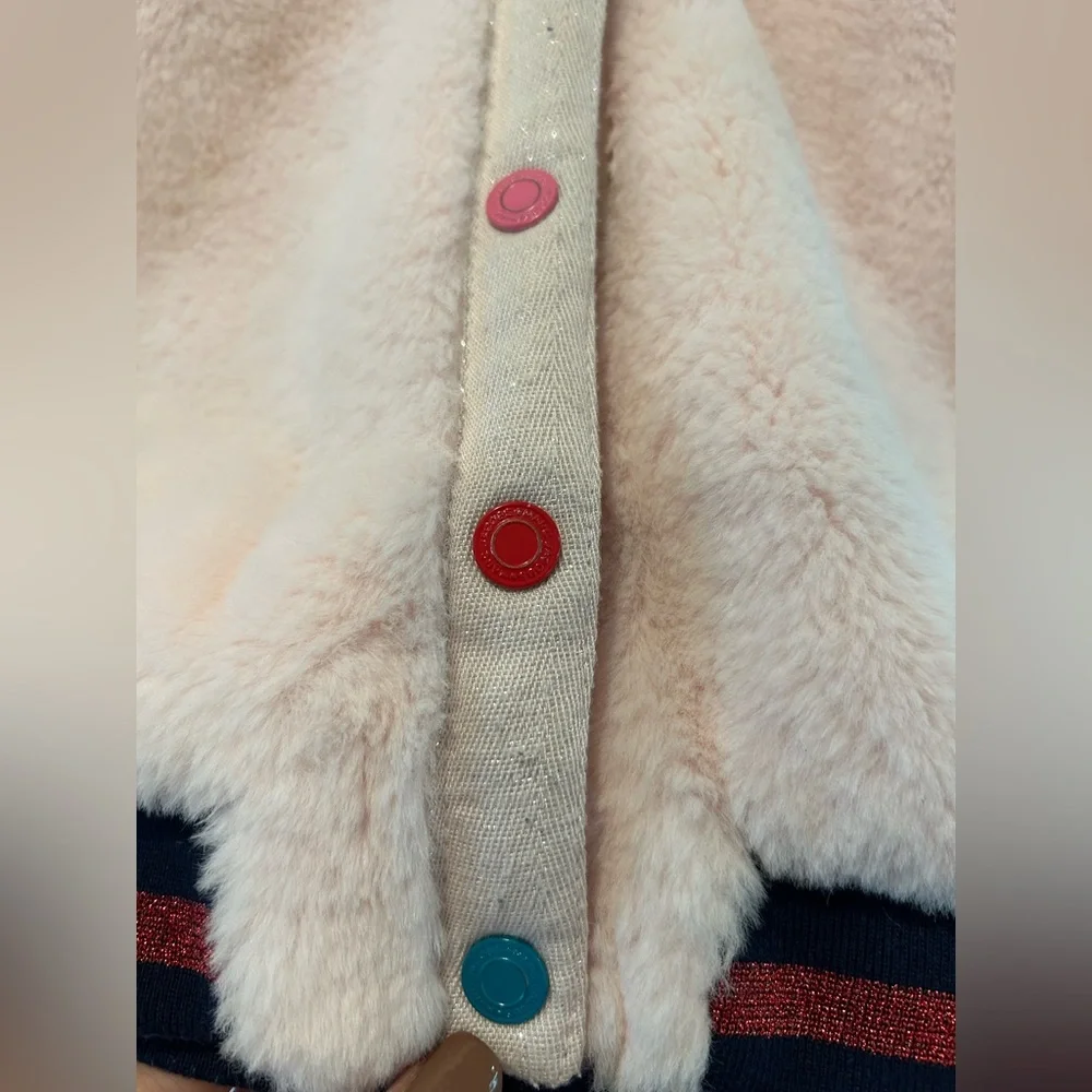 LITTLE MARC JACOBS FURRY PUFFER JACKET 8Y - Picture 5 of 9